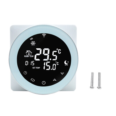 

Wifi Thermostat 16A Electric Heating Programmable Digital Replacement for Google Home Touch Screen Smart Thermostat