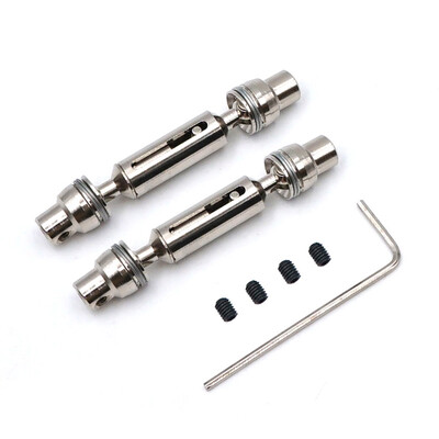 

For WPL B14 B16 B24 B36 C24 C14 RC Car Metal Drive Shaft 2 PCS