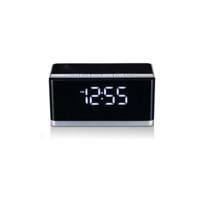 

DY27 Fashion High-End Desktop Bluetooth Wireless Speaker Bedside Alarm Clock Support TF Card FM Radio