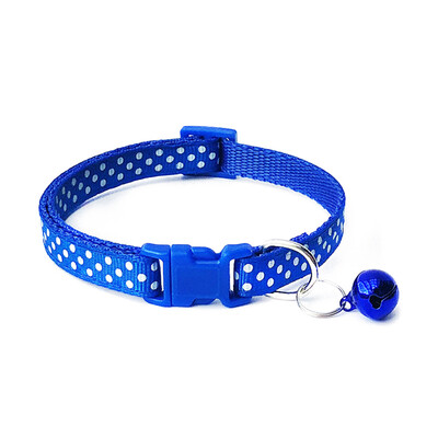 

Dog Cat Collar Pet Kitten Adjustable Neck Strap with Bell Multicolor
