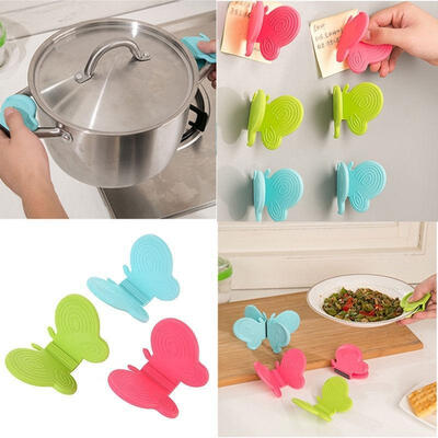 

Adorable Butterfly-Shaped Silicone Anti-Scald Device Kitchen Tool Gadget Random
