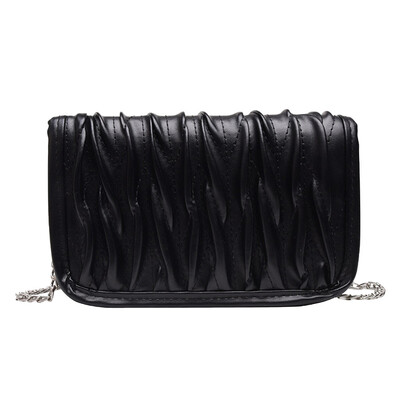 

Women PU Leather Handbag Small Square Bag Shoulder Messenger Bags Chain Strap Crossbody Bags Party Clutch T2G