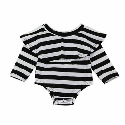 

Newborn Toddler Baby Girl Long Sleeve Romper Bodysuit Jumpsuit Outfit Clothes