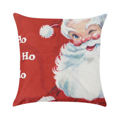 

Christmas Cotton Linen Throw Pillow Case Cushion Cover Home Decor Xmas Gift