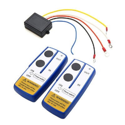 

Universal 12V 50ft Wireless Console Winch Remote Control Kit For Jeep ATV SUV
