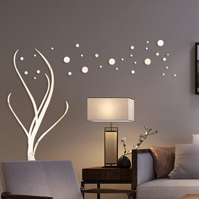 

〖Follure〗3D Diy Flower Shape Acrylic Wall Sticker Modern Stickers Decoration