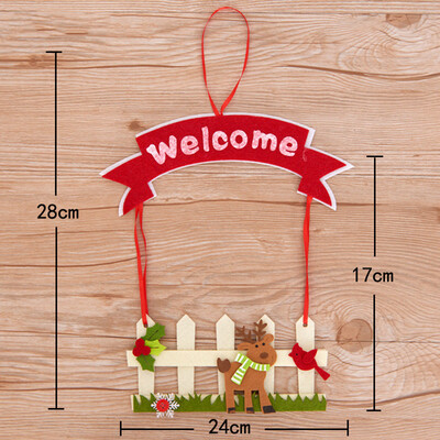 

Tailored Handmade Santa Cloth Doll Birthday Present For Home Christmas Holiday Decoration
