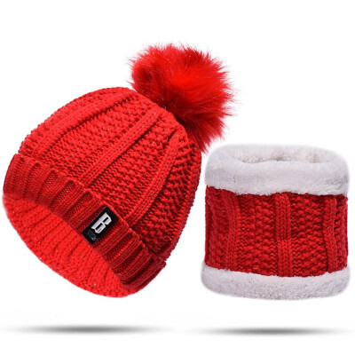 

Winter Fashion Woll Knitted Hat Charm Women Adjustable Soft Beanies Caps Outdoor Sport Hats