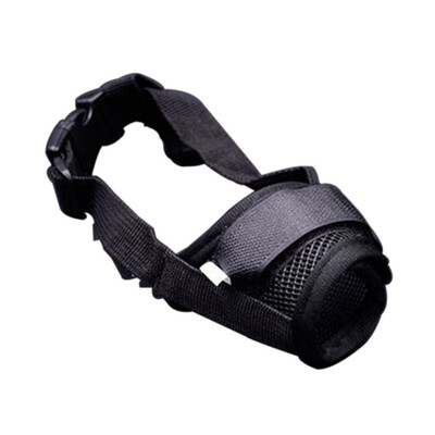 

High quality 4 colors Pet Dog Adjustable Mask Bark Bite Mesh Mouth Muzzle Grooming Anti Stop Chewing