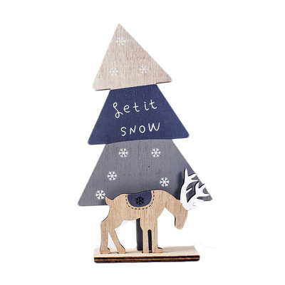 

Siaonvr Xmas Wooden Santa Christmas Tree Festival Ornament Home Decor Christmas Gifts