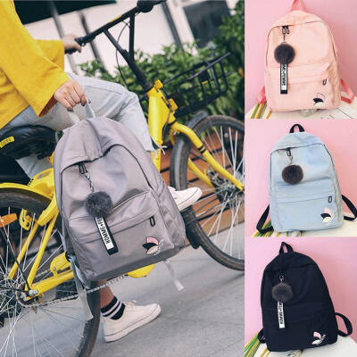 

Lady Girl Backpack Nylon Shoulder Bag Schoolbag Tote Handbag Rucksack Lot Bookbag