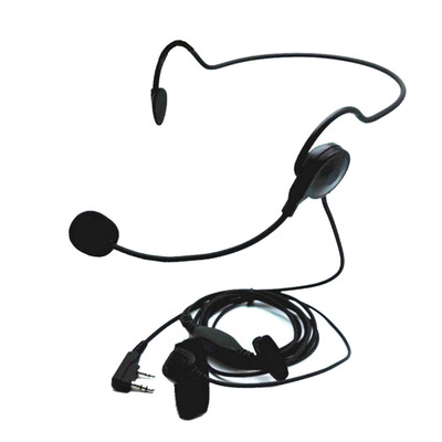 

Universal 2 Pin Finger PTT Earpiece Soft Microphone Headset Replacement for Kenwood BAOFENG UV-5R Bf-888s Retevis H777