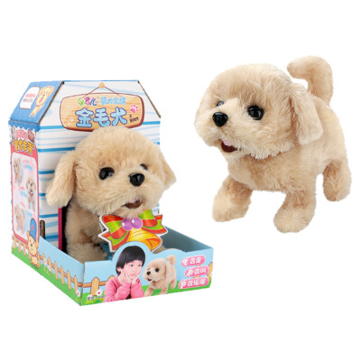 

Tailored Cute Walking Pet Barking Dog Electric Toy Soft Gift Plush Dog For Kids