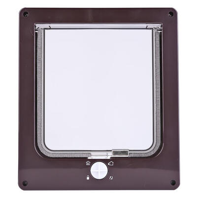 

4 Way Lockable Puppy Kitten ABS Plastic Security Gate Cat Dog Flap Door