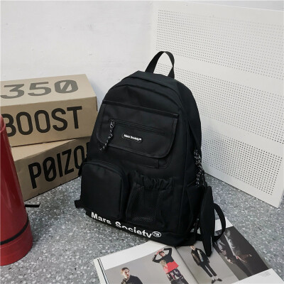 

Simple shoulder bag female Korean version of the wild large-capacity multi-disciplinary tooling high school student bag