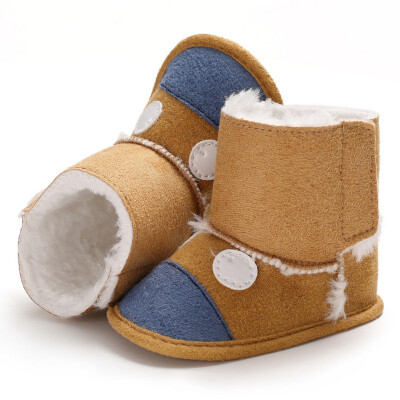 

Fashion Winter Baby Cute Cartoon Boots Soft Plush Booties for Infant Girls Boys Anti Slip Snow Boot keep Warm Cute Crib shoes