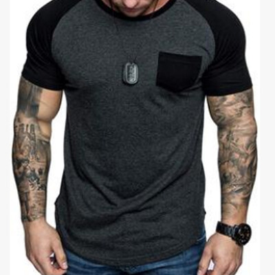 

Mens Short Sleeve Slim Fit Blouse Shirt Summer Casua Muscle Tee Tops Shirts