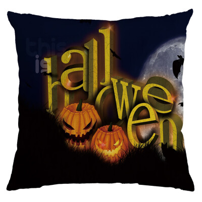 

〖Follure〗Halloween Pumpkin Pillow Cover Pillowcases Decorative Sofa Cushion Cover