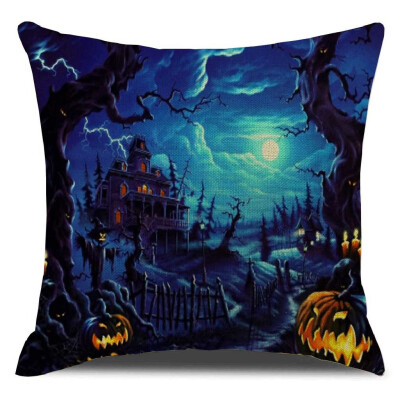 

〖Follure〗Halloween Pumpkin Pillow Cover Pillowcases Decorative Sofa Cushion Cover