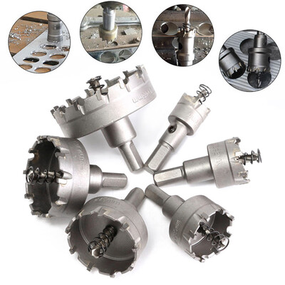 

〖Follure〗6 PCS Hole Saw Tooth HSS Steel Drill Bit Set Cutter Tool For Metal Wood Alloy