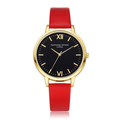 

Womens Watches Best Selling Casual Scale Disc Ladies Quartz Wristwatch Fashion Leather Strap Featured Clock Zegarki Damskie