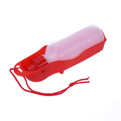 

250ml Dog Water Bottle Feeder Plastic Portable Outdoor Pet Drinking Bottle