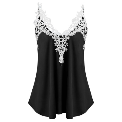 

Openwork Panel Tank Top