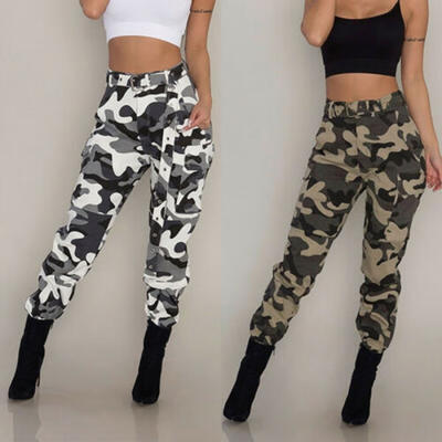 

Fashion Womens Military Army Leggings Camouflage Camo Casual Pants Trousers US