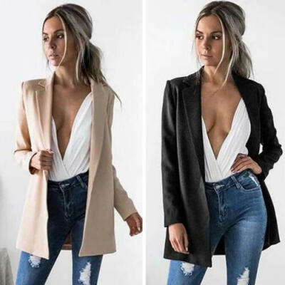 

2019 NEW Fashion Women Casual Slim Business Blazer Suit Coat Jacket Outwear Sexy