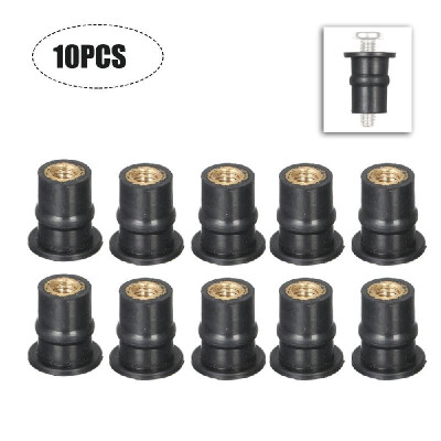 

M5 Rubber Well Nuts 5MM Metric Motorcycle Windshield Shaft Nut