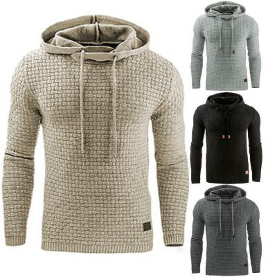 

New Mens Winter Slim Warm Hooded Sweatshirts Hoodies Coat Jacket Jumper Outwear