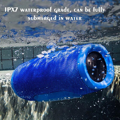 

E3 Wireless Waterproof BT Speaker Outdoor Portable Double Diaphragm Mini Stereo