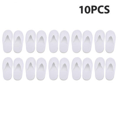 

Greensen 10 Pairs Disposable Durable Soft Comfort Clean Home Hotel Guest Supply Travel Spa Shoe Slippers