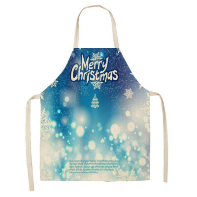 

Tailored Christmas Decoration Cotton And Linen Apron Kitchen Aprons Dinner Party Apron