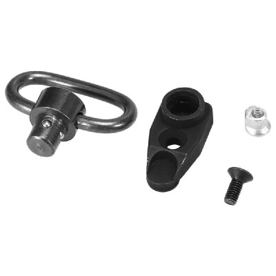 

Push Button QD Sling Swivel with End Plate Sling Swivel Adapter Mount for 223556 AR15 M4