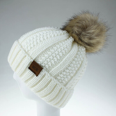 

Tailored New Women Girls Keep Warm Winter Casual Knitted Hat Wool Hemming Hat Ski Hat