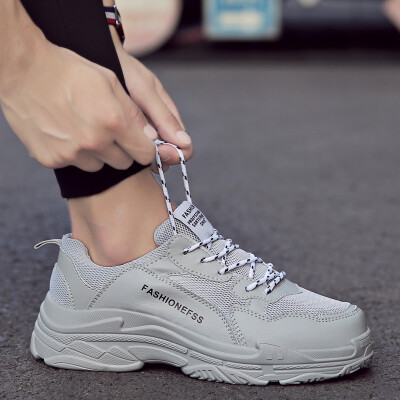 

2019 new mens shoes summer breathable Korean version of the trend of sports&leisure shoes students running shoes wild old shoes men