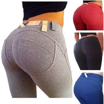 

High Waist Slim Skinny Women Leggings Stretchy Pants Jeggings Pencil Pants