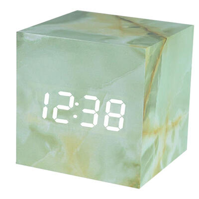 

Marbling Intelligent Induction Sound Control Alarm Clock USB Timer Calendar