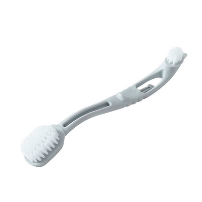 

〖Follure〗Double Head Long Plastic Handle Shoes Wash Brush Cleaner Sneakers Cleaning
