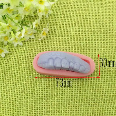 

Cake Soap Molds Halloween Hearttooth Mold Silicone Mold 3D Christmas Silicon Vacuum Decoration Tools