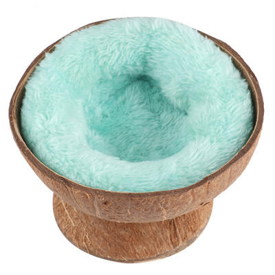 

Greensen Natural Coconut Husk Bird Breeding Nest Bed Cage Hatching Nest with Mat