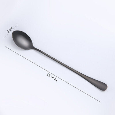 

Stainless steel Long Handled coffee spoons Coffee ice drink stirring spoon Ice Cream Dessert Tea Spoon