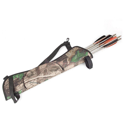 

Camo Archery Target Hunting Side Back Hip Waist Arrow Quiver Bow Holder Belt Bag