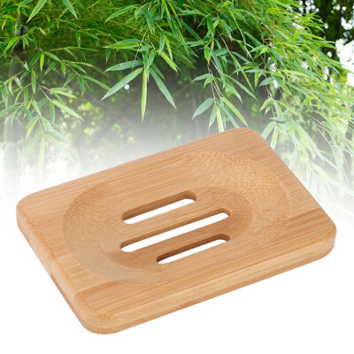 

Greensen Rectangular Handmade Bamboo Bathroom Toilet Shower Draining Soap Dish Storage Tray HolderSoap Dish Soap Holder