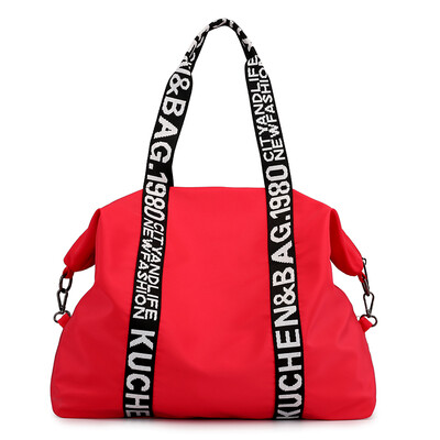 

Ins womens bag large leisure capacity Oxford cloth bag womens hand bill of lading shoulder Messenger bag canvas bag