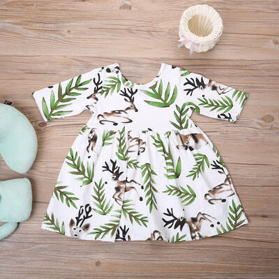 

Toddler Kids Baby Girls Dress Princess Party Pageant Holiday Dresses Outfits