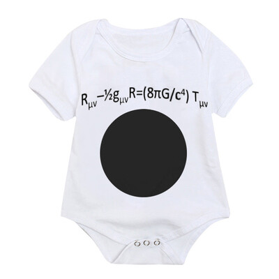 

Toddler Baby Girls Boys Black Hole Theory Of Relativity Romper Bodysuit Clothes