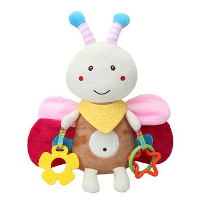 

Tailored Baby Infant Rattles Plush With Teether Cute Animal Hanging Bell Play Toys Doll