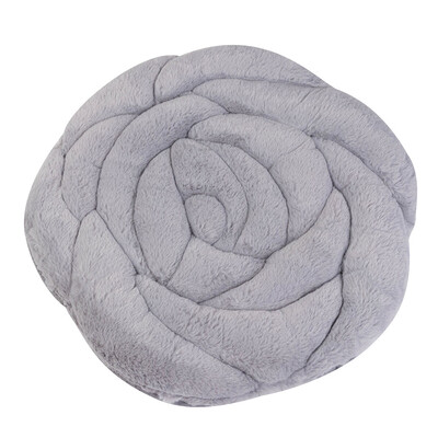 

Toponeto Rose Plush Cushion Chair Cushion Anti-skid Bay Window Cushion Futon 45X45CM